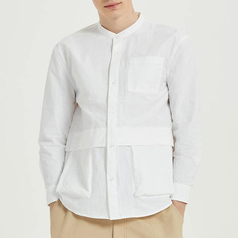 Boysnextdoor Round Collar Shirt White